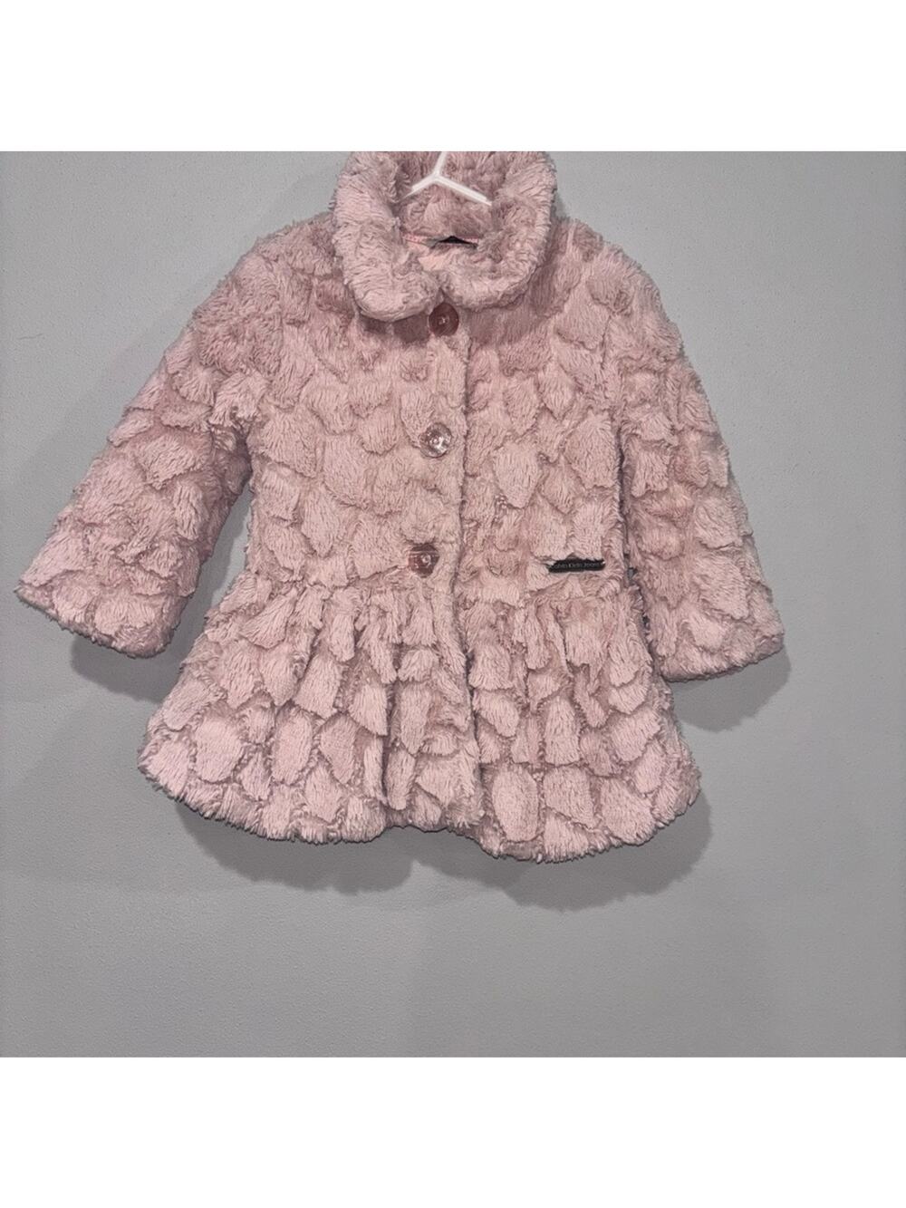 Calvin Klein Jeans Soft Pink Kids Coat 3T